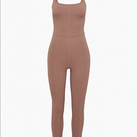 Wilfred Pants - Aritzia Divinity jumpsuit deep taupe